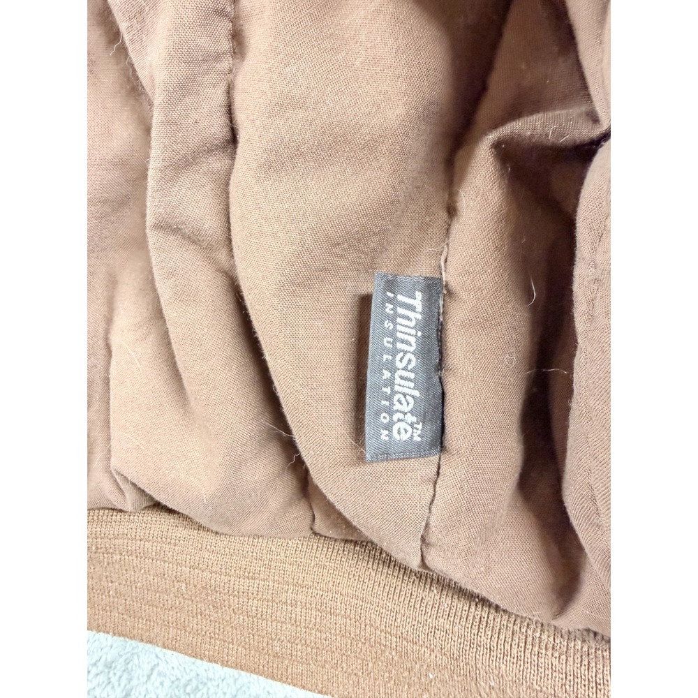 Vtg 90s Cabela's Timberwolf Jacket 2XL Brown Insulated Work Field Coat USA - Picture 7 of 8